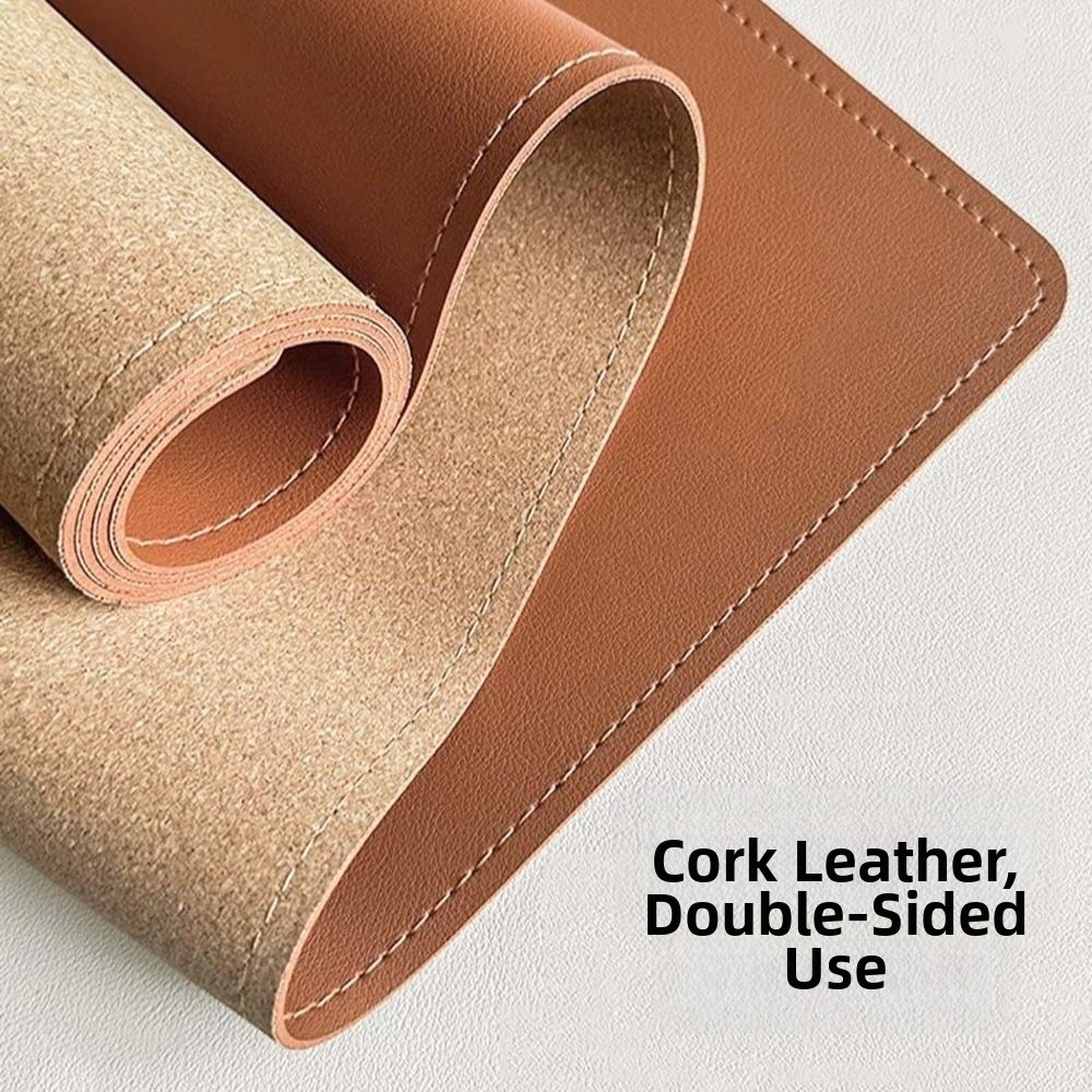 Leather Desk Pad - Tapis de bureau en cuir, bloc-notes