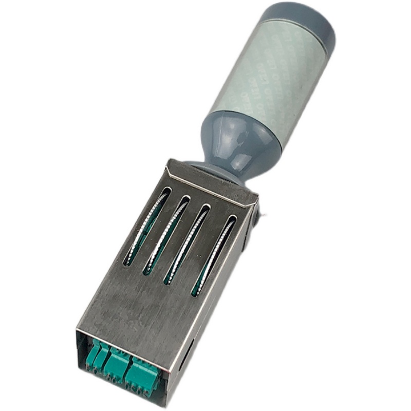 Rubber Date Stamp - Tampons d'encre portables pour la date,