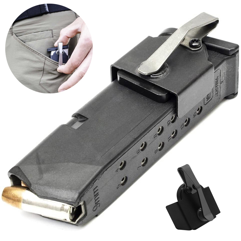 Magazine Holder Rack - Porte-chargeur magnétique tactique robuste, porte-chargeur rapide,