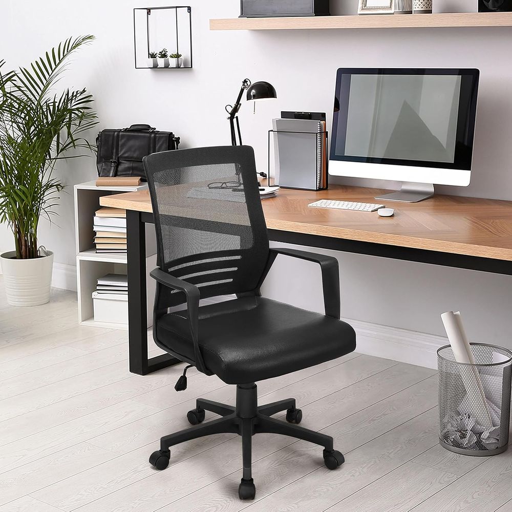 Chaise de bureau pivotante en  - Leather Desk Pad avis et prix