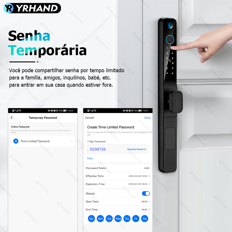 YRHAND fechadura eletronico nu - Letter Opener Brass avis et prix